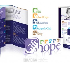 Charity Branding & Design by Judah Creative (Branson, MO - Springfield, MO). Logo and subset logos design, business card design, brochure design, website design.