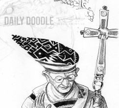 The New Pope - Phase 3 by Judah Fansler (Yet another Daily Doodle) - Design Ninja, Artist, Owner at Judah Creative near Branson & Springfield, MO.