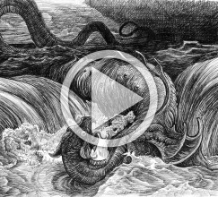 Judah Draws Dore's Leviathan