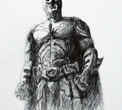 The Dark Knight - Illustration Phase 2 by Judah Fansler (Yet another Daily Doodle) - Design Ninja, Artist, Owner at Judah Creative, a Graphic Design & Illustration Studio near Branson & Springfield, MO.