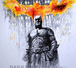 The Dark Knight - Illustration Phase 3 by Judah Fansler - Artist, Designer, Owner at Judah Creative, a full service Graphic Design & Illustration studio near Branson and Springfield, MO.