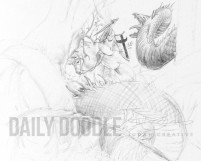 St. George & The Dragon: John Howe Study: Illustration Phase 2 Detail by Judah Fansler – Artist, Designer, Owner at Judah Creative, a full service Graphic Design & Illustration studio near Branson and Springfield, MO.