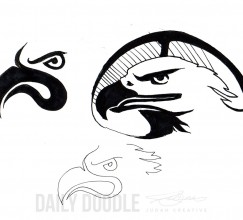 Eagle Forms, Doodle by Judah Fansler