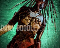 09.05.13 Sci-Fi Gangster Girlfriend: Photoshop Coloring by Judah Fansler – Design Ninja, Artist, Owner at Judah Creative: Graphic Design & Illustration studio near Branson and Springfield, MO.