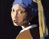 032814 Digital Painting 9 Vermeer Study_Phase 1 by Judah Fansler, Artist, Designer, Illustrator at Judah Creative, A full service Graphic Design & Illustration Studio